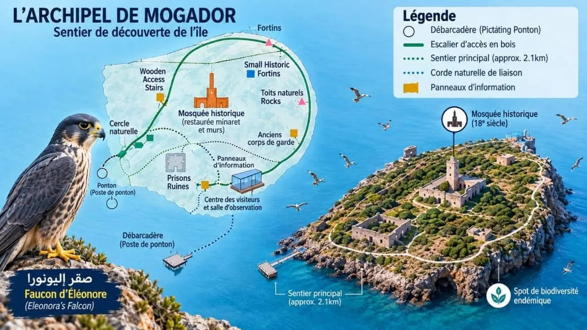 Proposed ecotourism development plan for Mogador Island
